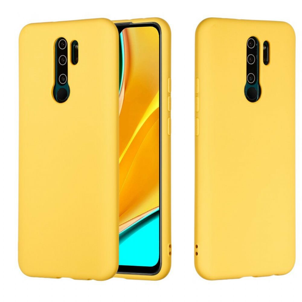 Hoesje voor Xiaomi Redmi 9 Vloeibare Siliconen Met Koord