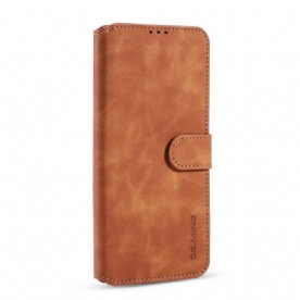 Leren Hoesje voor Xiaomi Redmi 9 Dg.ming Retro