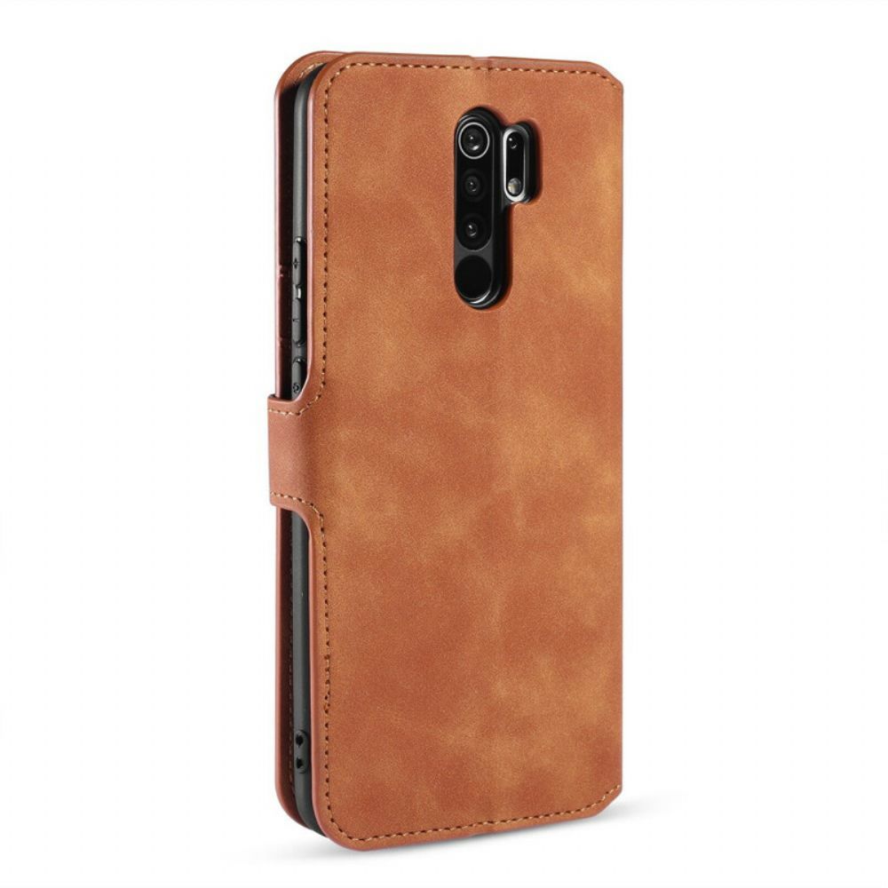 Leren Hoesje voor Xiaomi Redmi 9 Dg.ming Retro