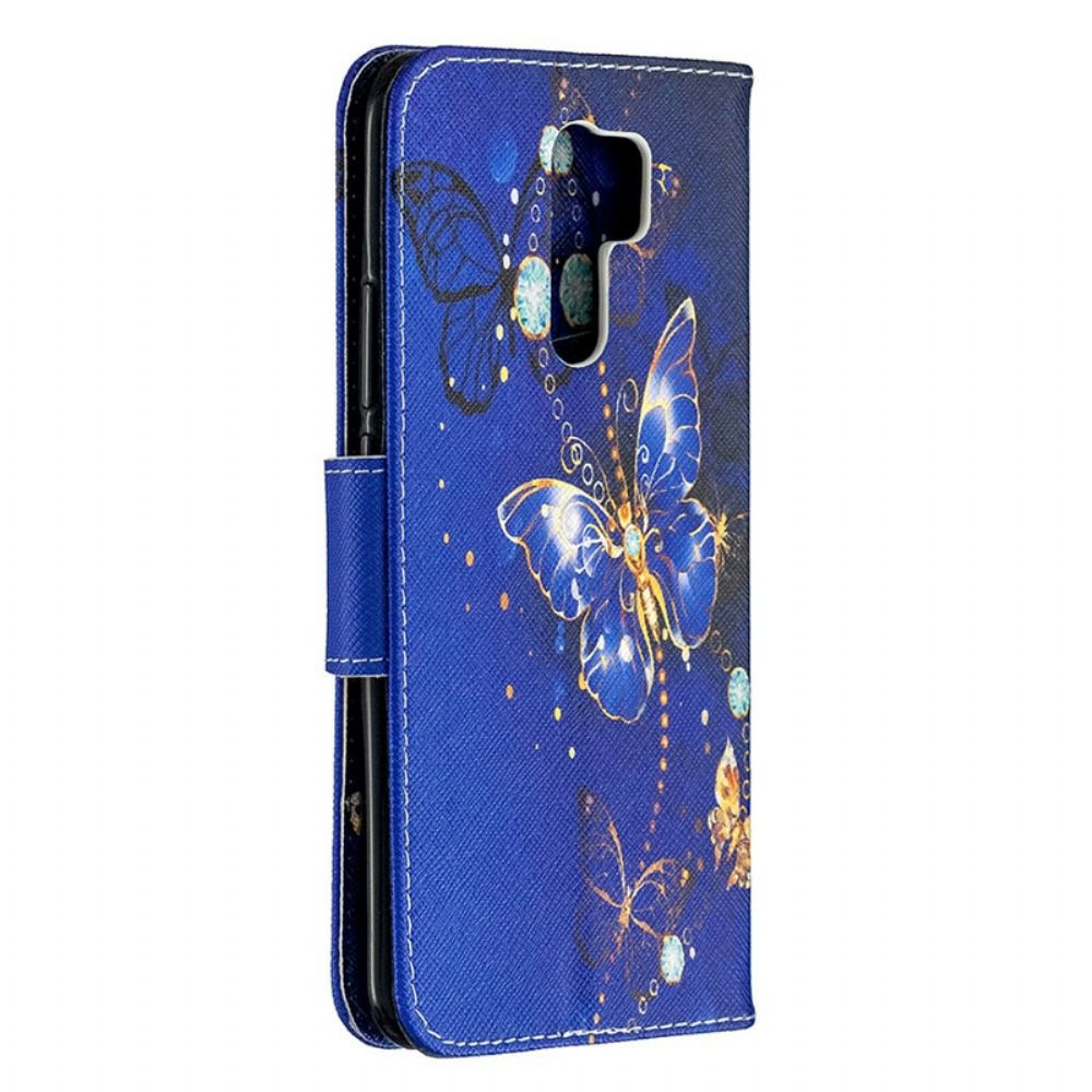 Leren Hoesje voor Xiaomi Redmi 9 Ongelooflijke Vlinders