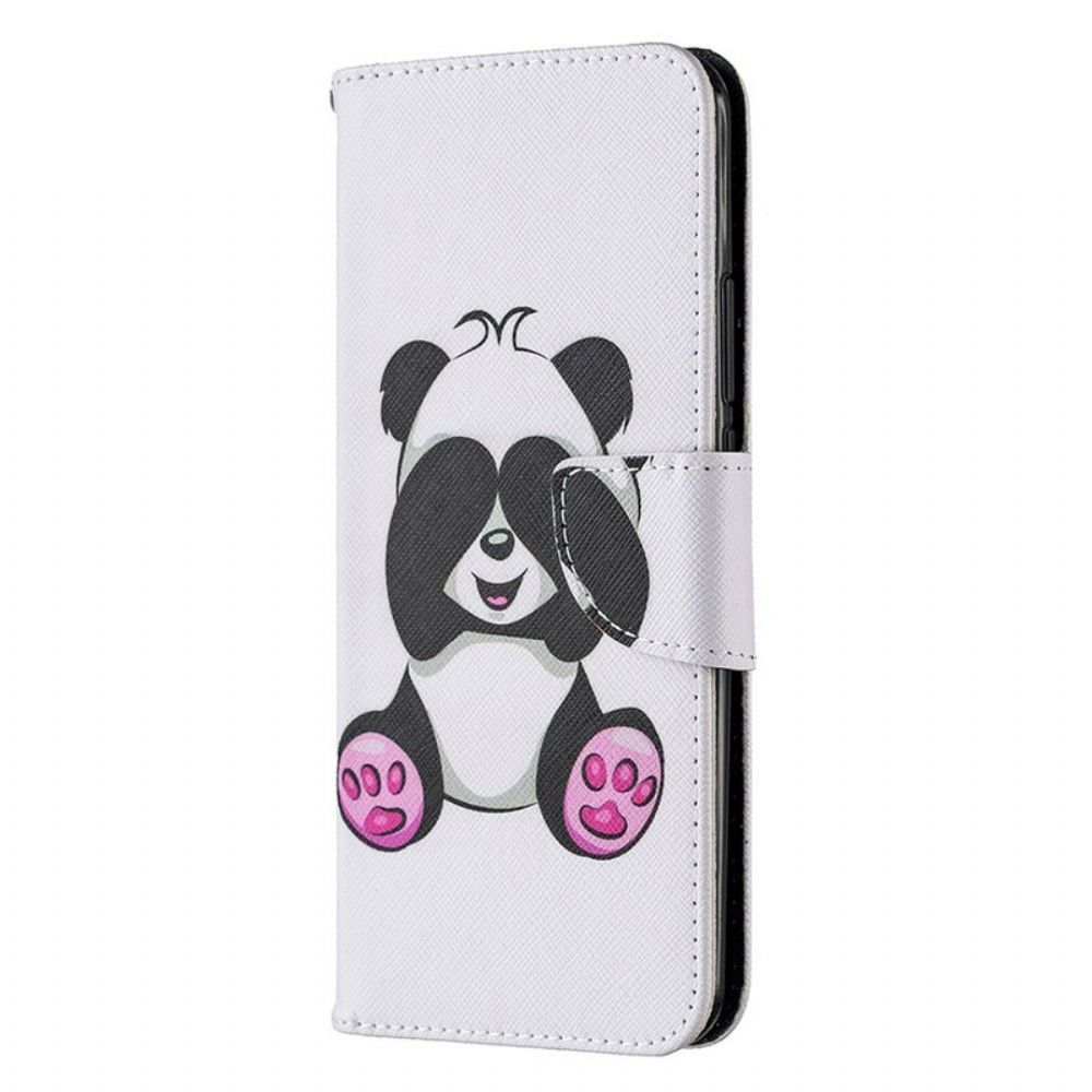 Leren Hoesje voor Xiaomi Redmi 9 Pandaplezier