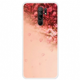 Telefoonhoesje voor Xiaomi Redmi 9 Transparante Romantische Boom