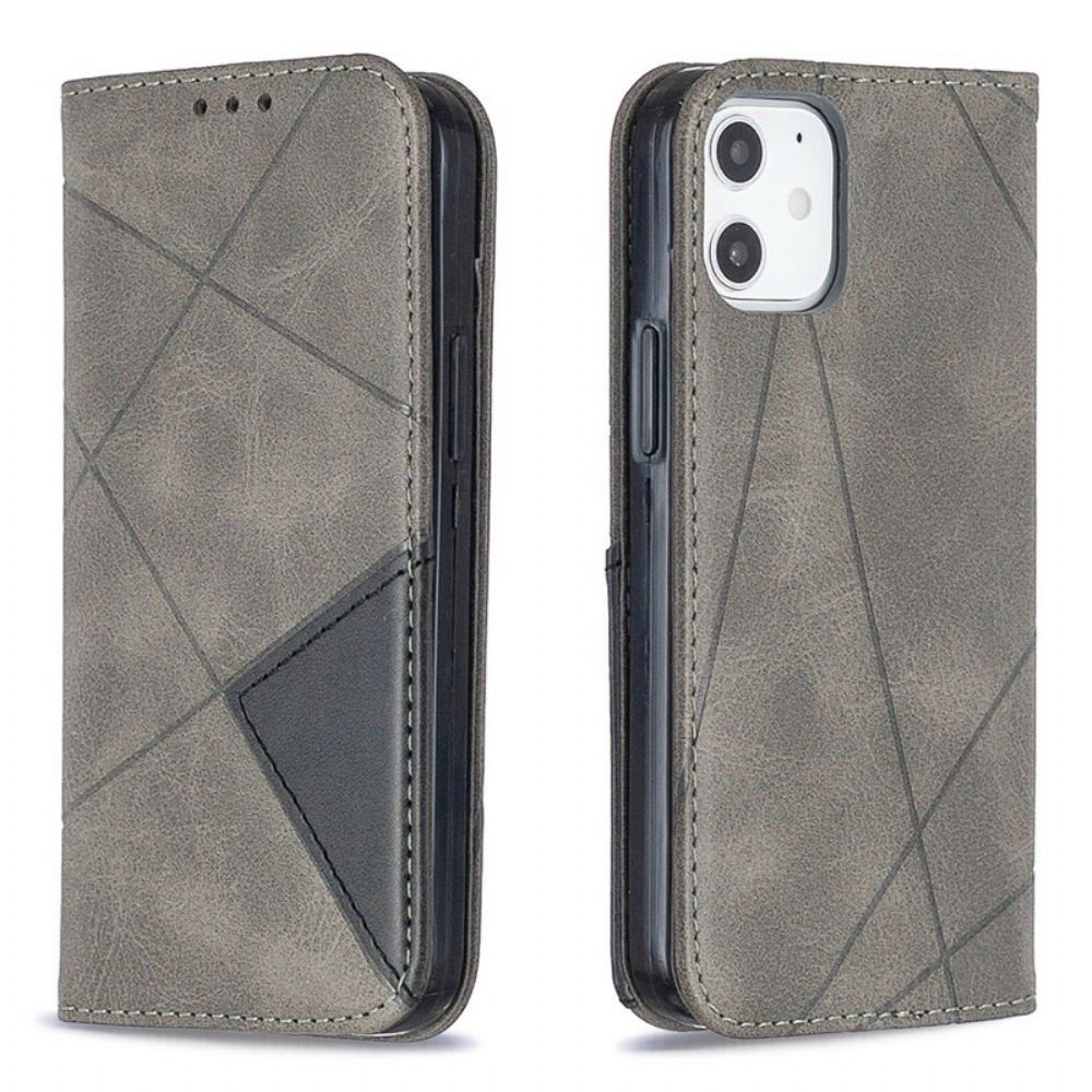 Bescherming Hoesje voor iPhone 12 Mini Folio-hoesje Artiestenstijl