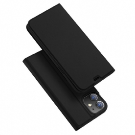 Bescherming Hoesje voor iPhone 12 Mini Folio-hoesje Dux Ducis Pro Series-skin