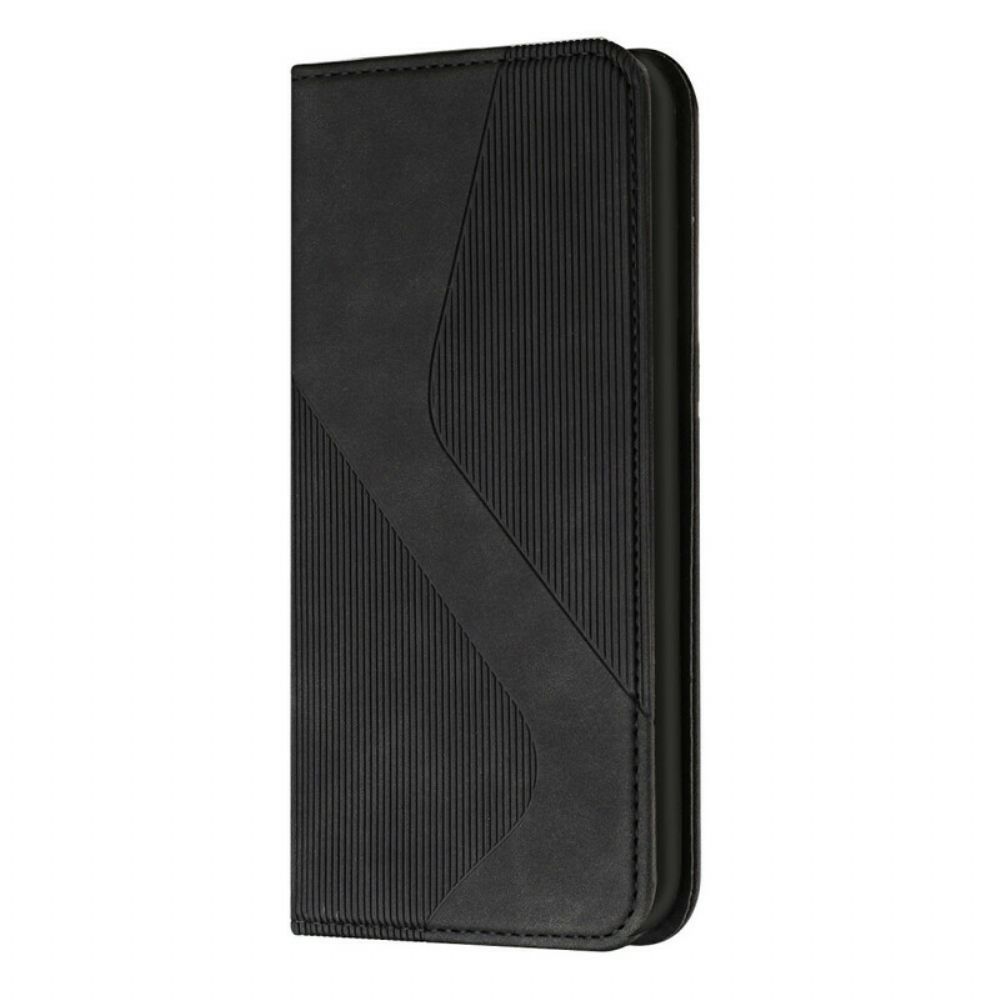 Bescherming Hoesje voor iPhone 12 Mini Folio-hoesje S-design Lederen Stijl