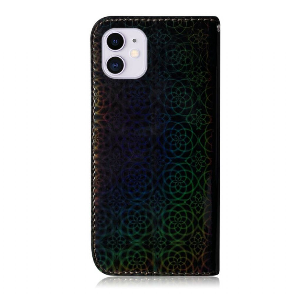 Folio-hoesje voor iPhone 12 Mini Pure Kleur