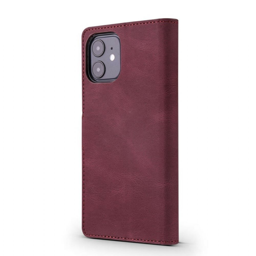 Folio-hoesje voor iPhone 12 Mini Taokkim Lederen Stijl