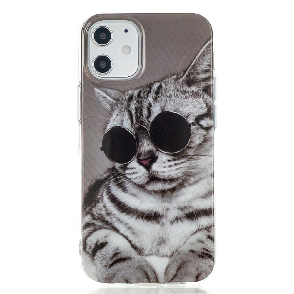 Hoesje voor iPhone 12 Mini Mijn Incognito Kitten