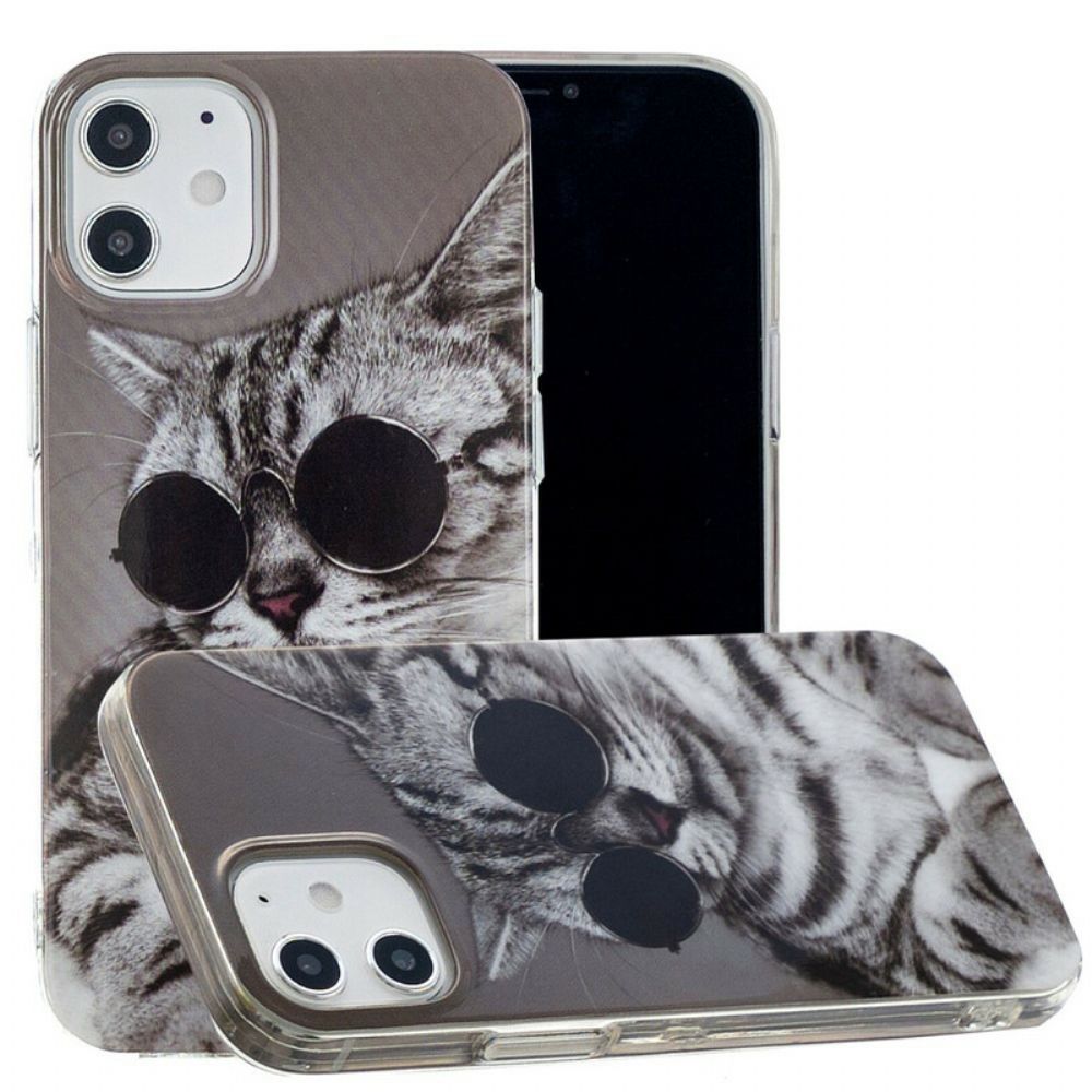 Hoesje voor iPhone 12 Mini Mijn Incognito Kitten