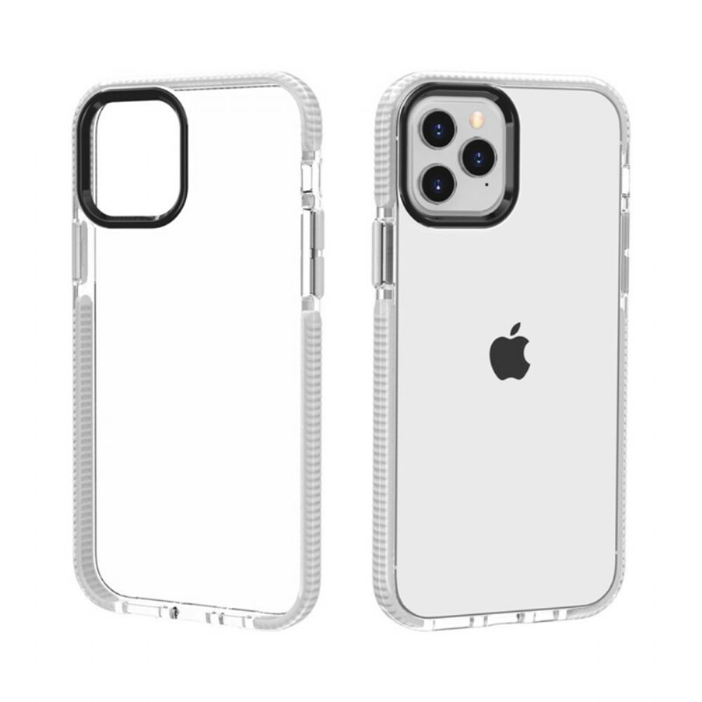 Hoesje voor iPhone 12 Mini Transparante Siliconen Randen