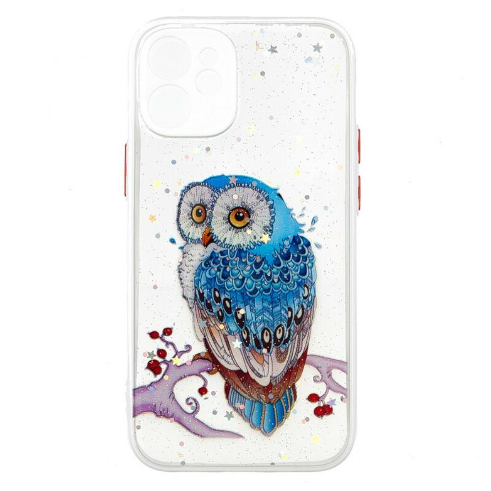 Hoesje voor iPhone 12 Mini Uil Hybride