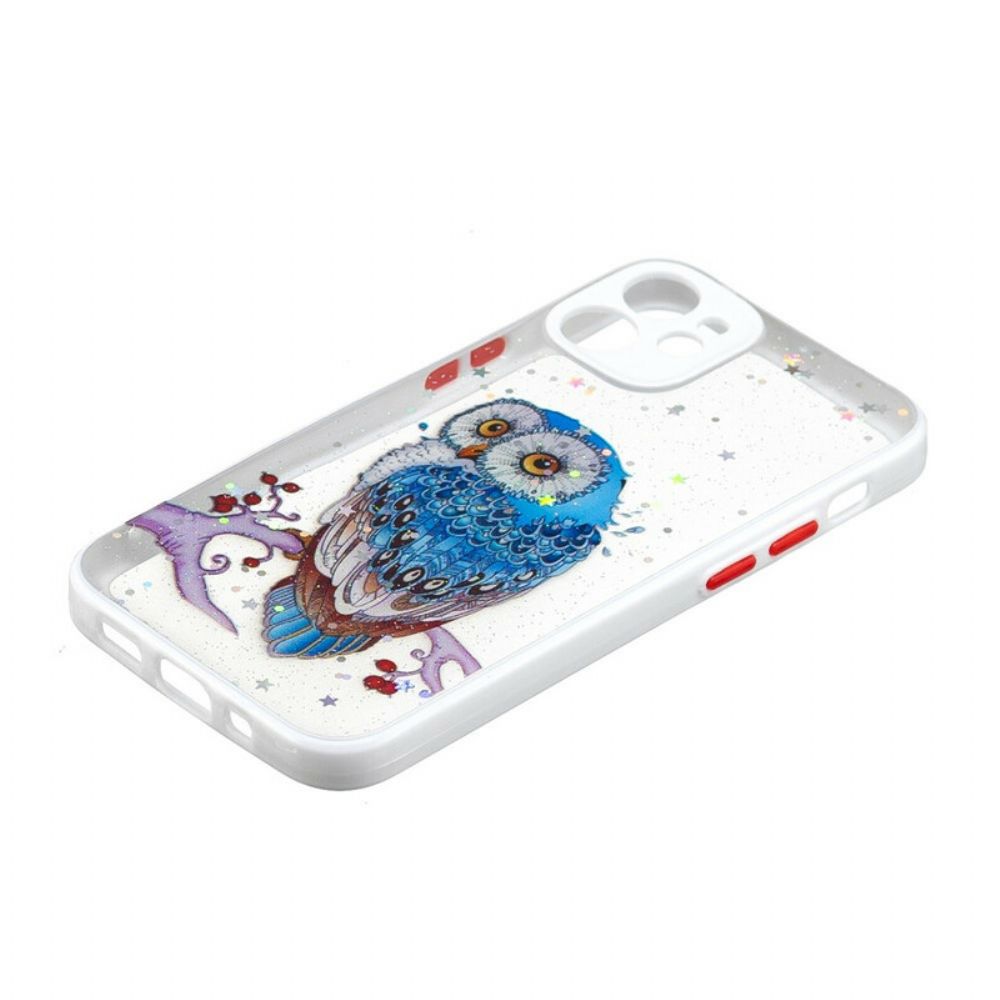 Hoesje voor iPhone 12 Mini Uil Hybride