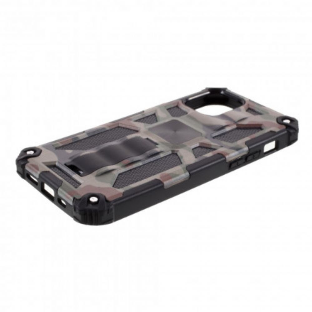 Hoesje voor iPhone 12 Mini Verwijderbare Ondersteuning Camouflage