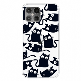 Hoesje voor iPhone 12 Mini Zwarte Muizen