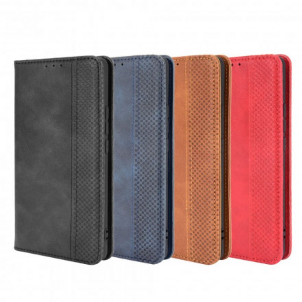 Bescherming Hoesje voor Xiaomi Mi 11 Ultra Folio-hoesje Vintage Gestileerd Leereffect