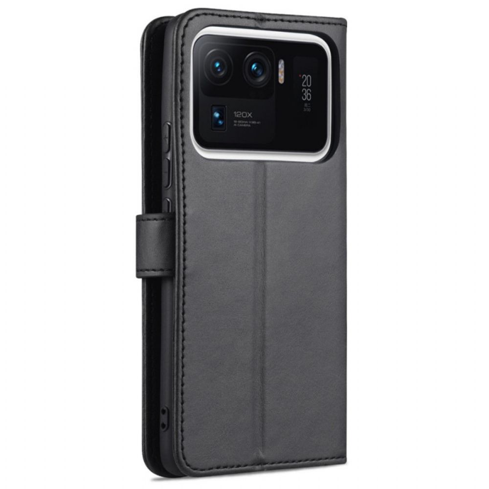 Flip Case voor Xiaomi Mi 11 Ultra Azns Leereffect