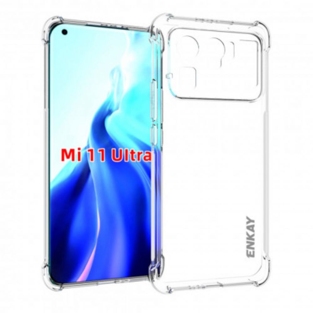 Hoesje voor Xiaomi Mi 11 Ultra Combo En Enkay Gehard Glas