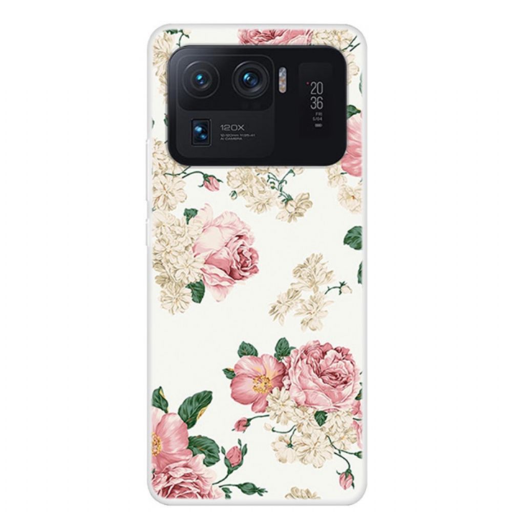 Hoesje voor Xiaomi Mi 11 Ultra Vrijheidsbloemen