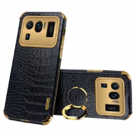 Hoesje voor Xiaomi Mi 11 Ultra X-case Krokodillenleer Effect