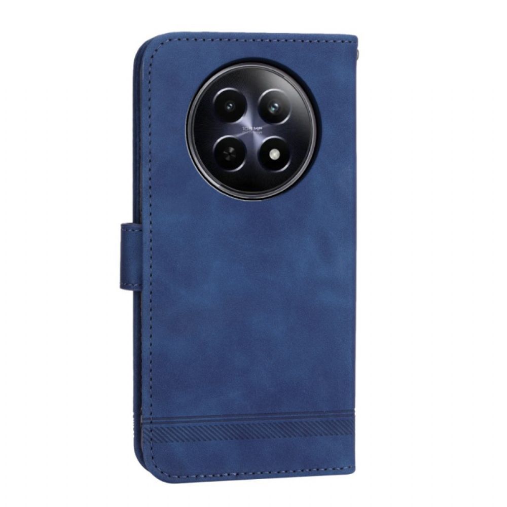 Flip Case Leren Realme 12 / 12x 5g Dierfeng