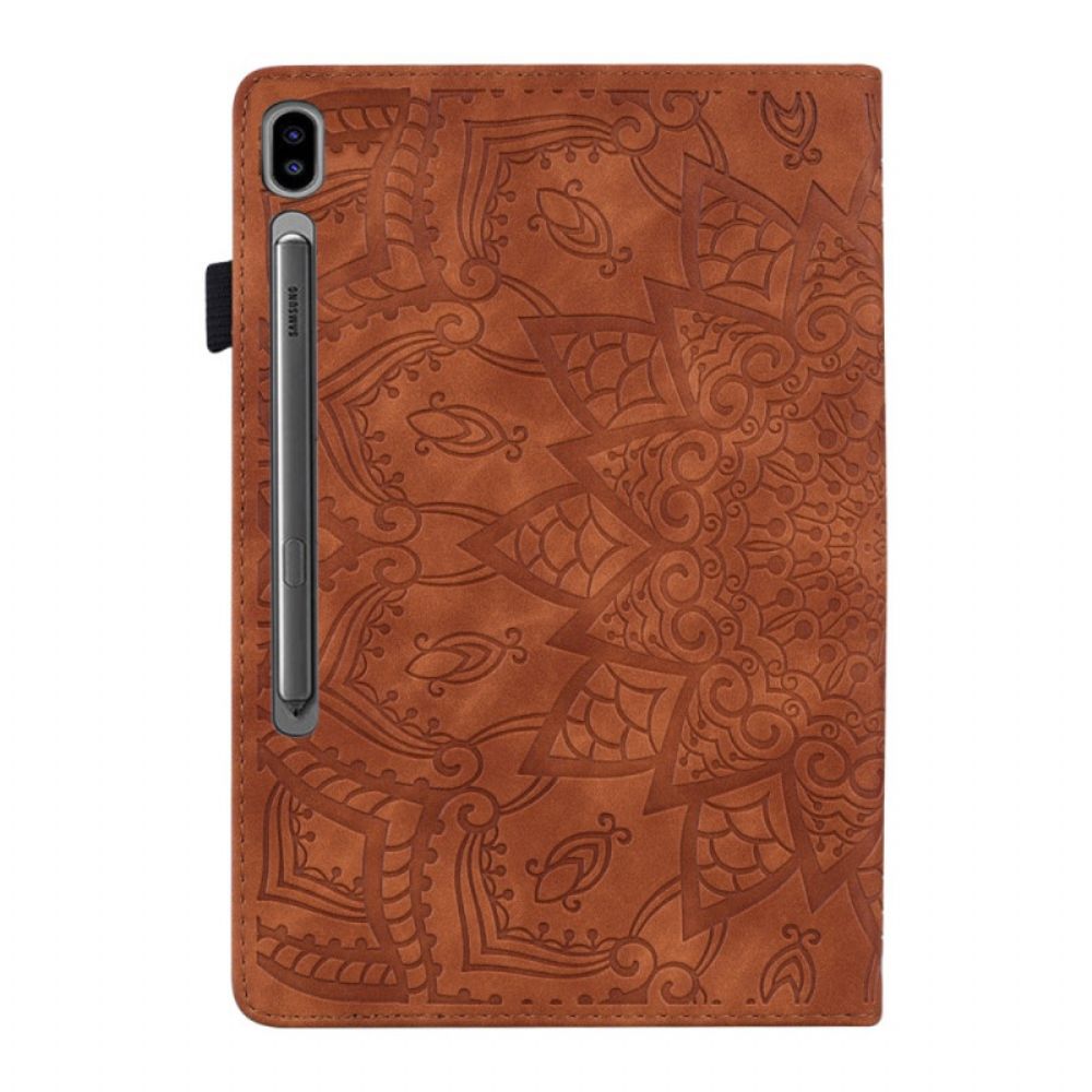 Hoesje Case Samsung Galaxy Tab S9 Fe Plus Telefoonhoesje Bloemmotief