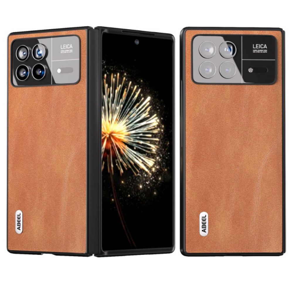 Hoesje Xiaomi Mix Fold 3 Abeel Ledereffect