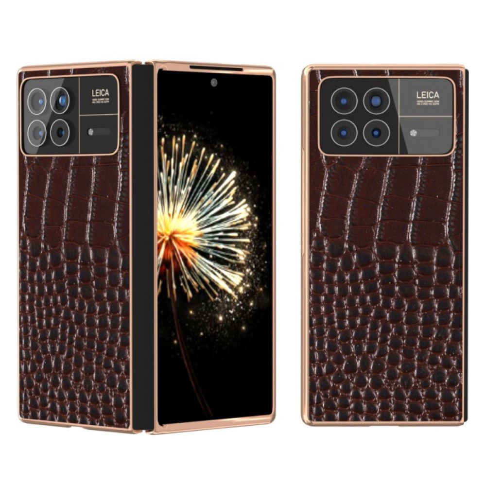 Hoesje Xiaomi Mix Fold 3 Krokodilstijl