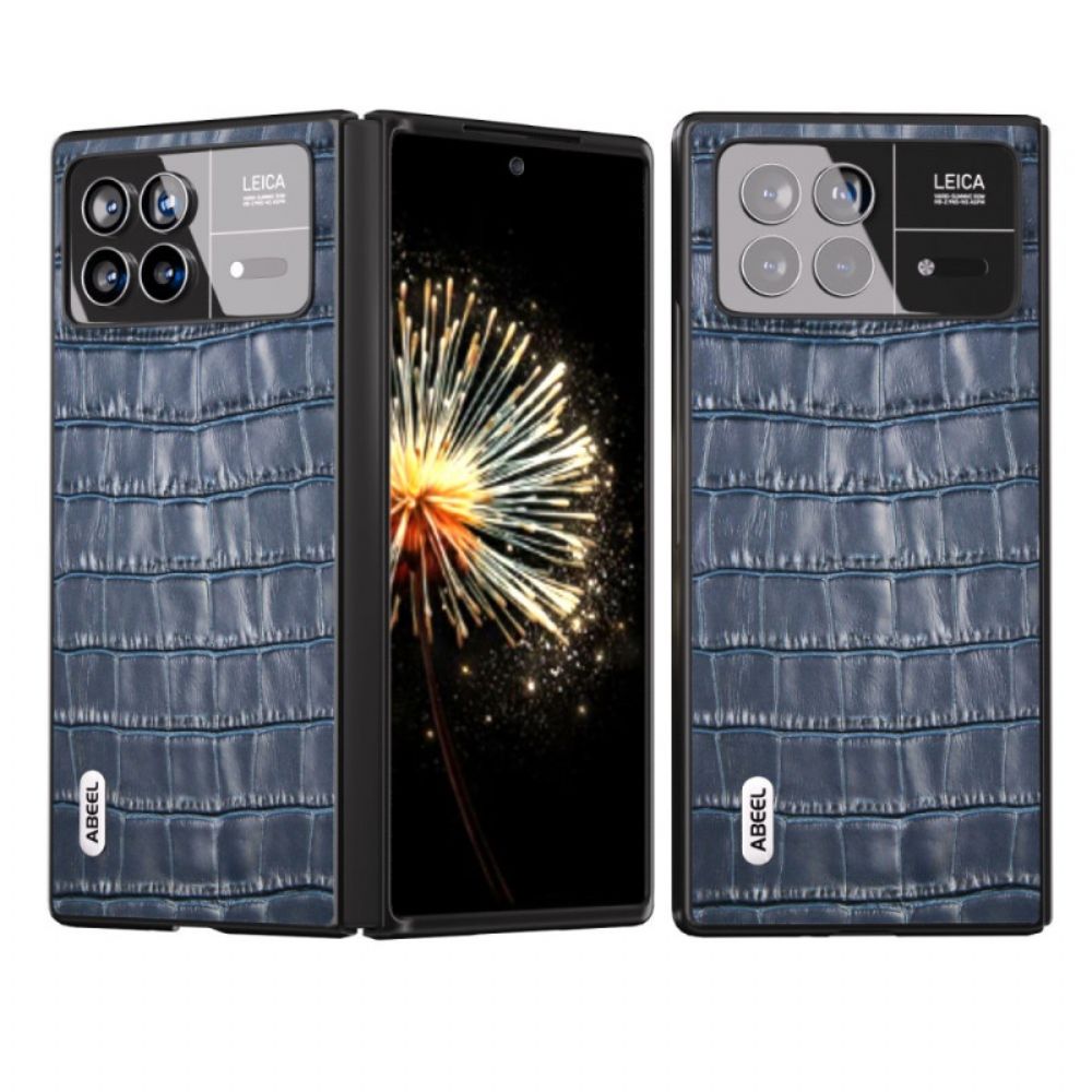 Hoesje Xiaomi Mix Fold 3 Krokodilstijl Abeel