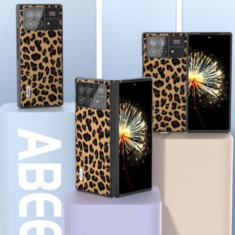 Hoesje Xiaomi Mix Fold 3 Luipaardpatroon Abeel Bescherming Hoesje