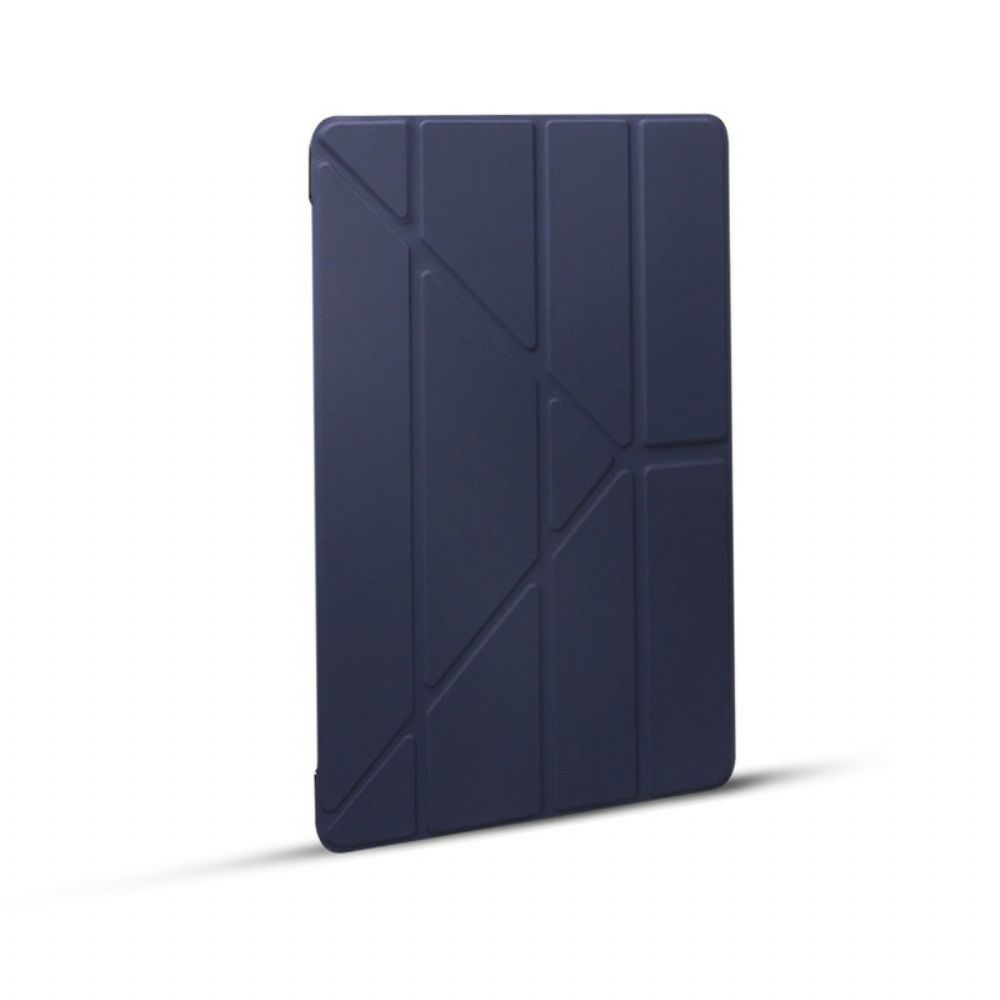 Bescherming Hoesje voor iPad 10.2" (2020) (2019) / Air 10.5" / Pro 10.5" Origami Kunstleer