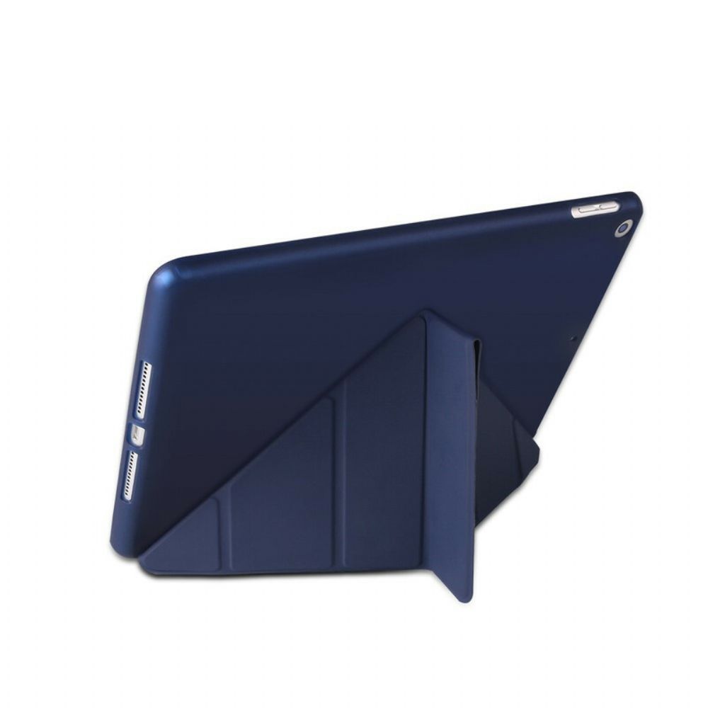 Bescherming Hoesje voor iPad 10.2" (2020) (2019) / Air 10.5" / Pro 10.5" Origami Kunstleer