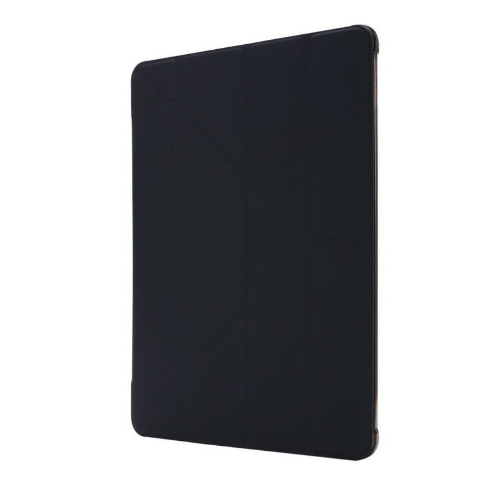 Bescherming Hoesje voor iPad 10.2" (2020) (2019) / Air 10.5" / Pro 10.5" Origami Leereffect