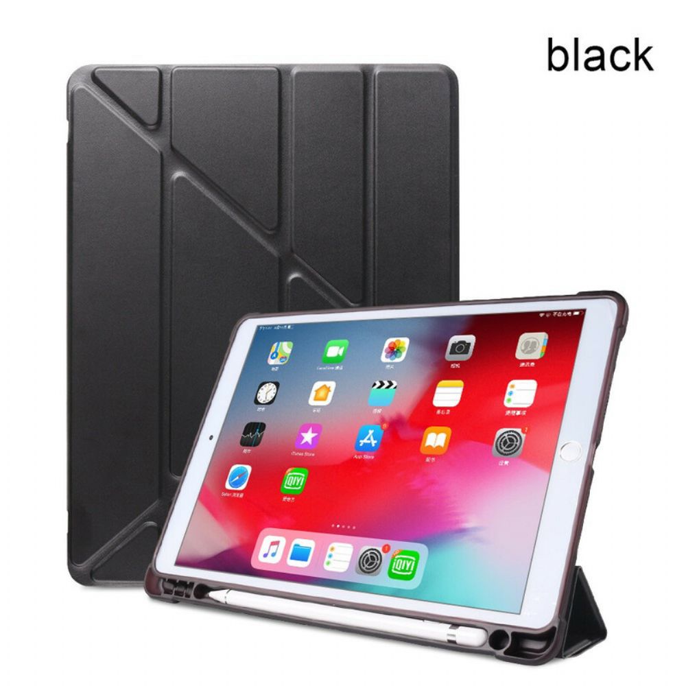 Bescherming Hoesje voor iPad 10.2" (2020) (2019) / Air 10.5" / Pro 10.5" Origami Stylus Houder