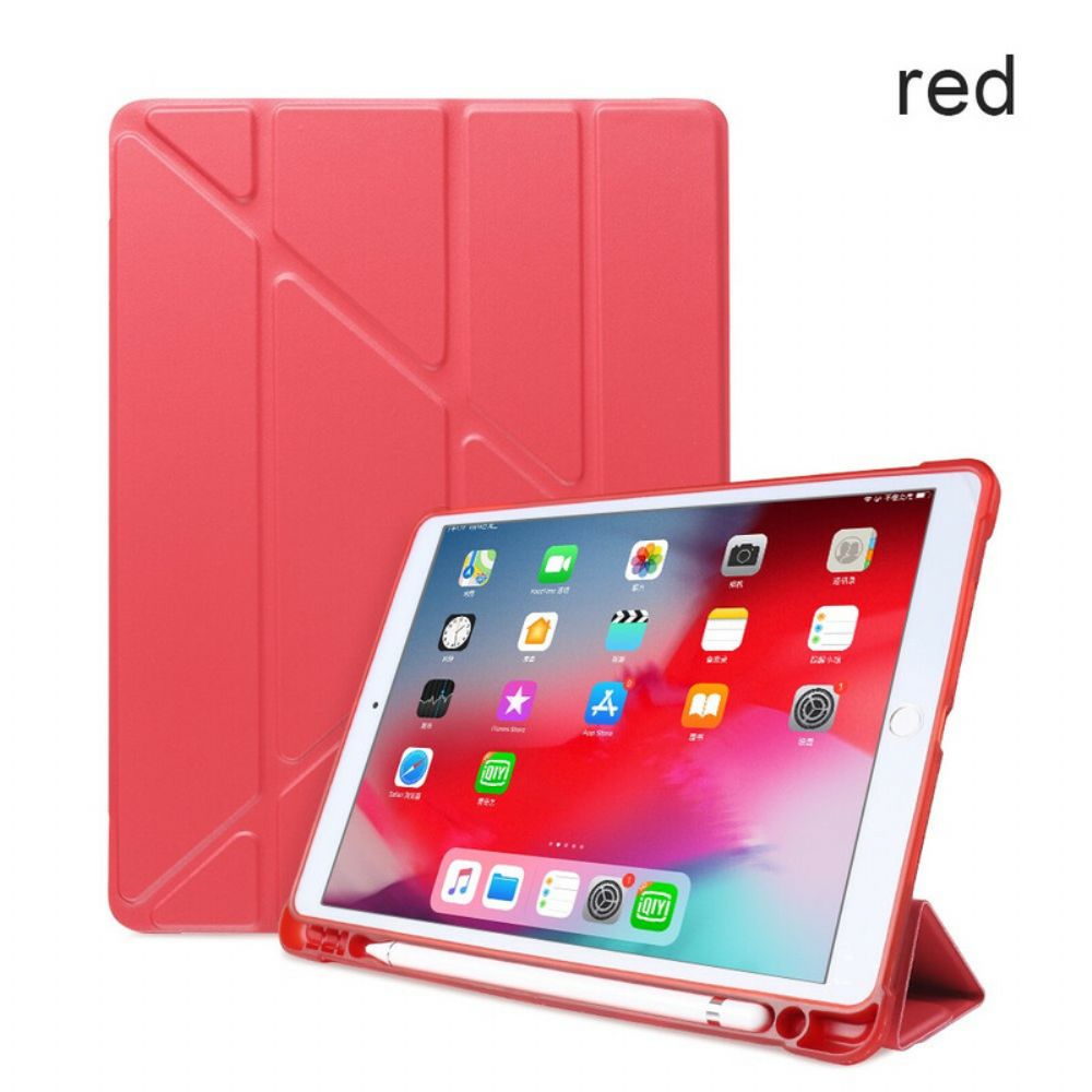 Bescherming Hoesje voor iPad 10.2" (2020) (2019) / Air 10.5" / Pro 10.5" Origami Stylus Houder