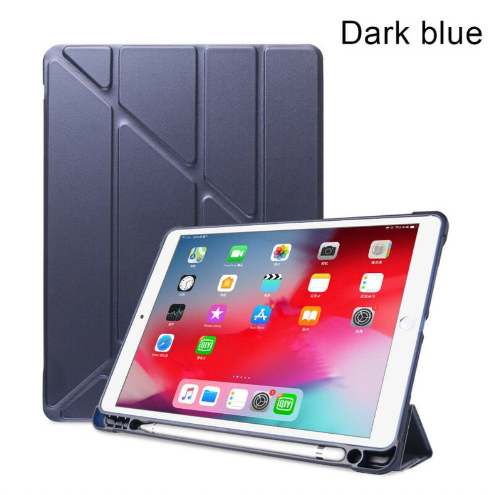 Bescherming Hoesje voor iPad 10.2" (2020) (2019) / Air 10.5" / Pro 10.5" Origami Stylus Houder