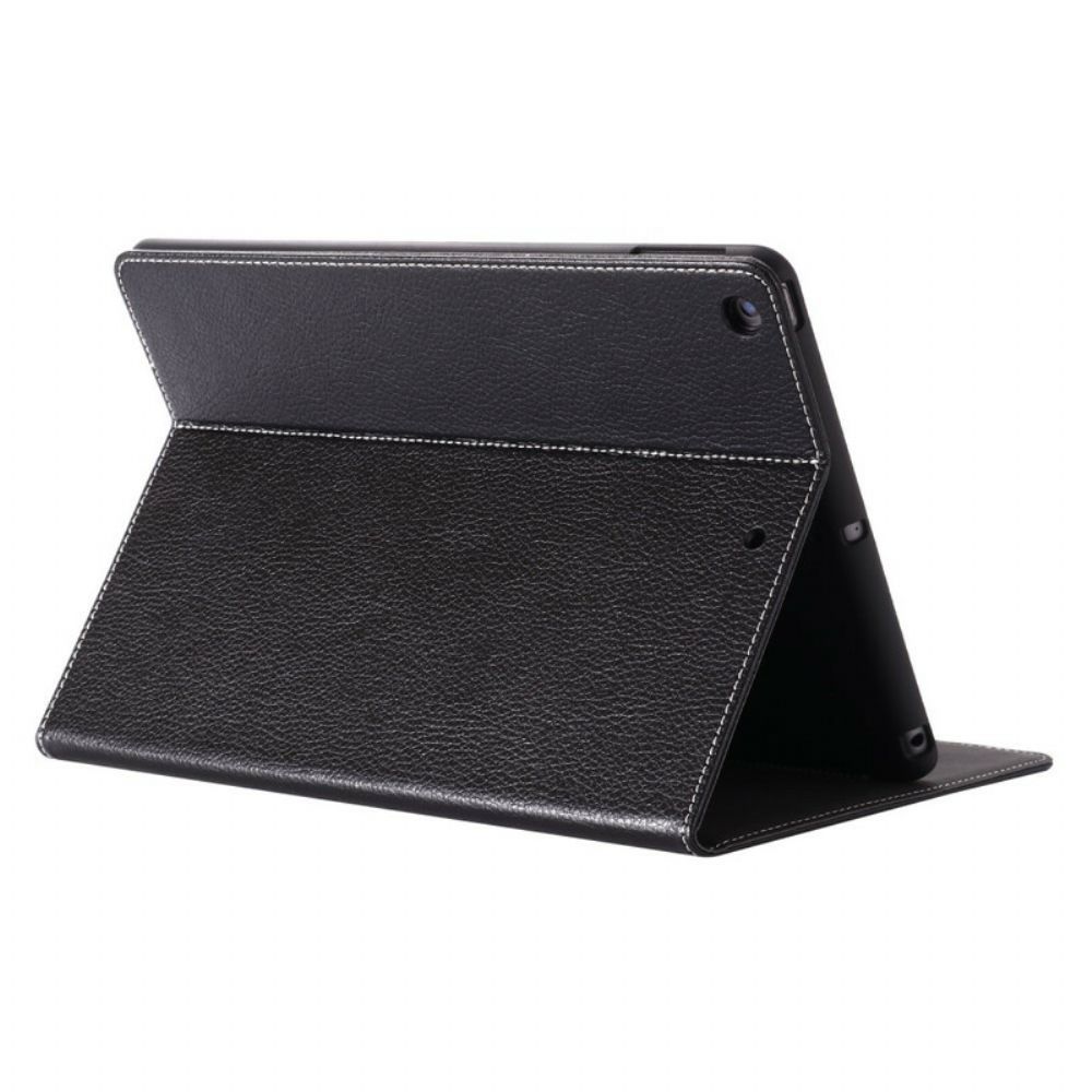 Case voor iPad 10.2" (2020) (2019) / Air 10.5" / Pro 10.5" Gebei Faux Litchi Leer