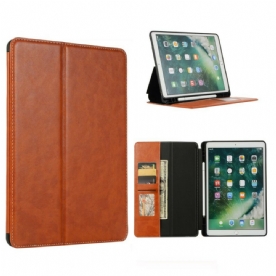 Case voor iPad 10.2" (2020) (2019) / Air 10.5" / Pro 10.5" Luxe Leereffect