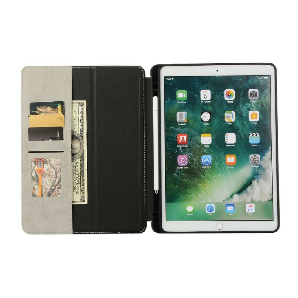 Case voor iPad 10.2" (2020) (2019) / Air 10.5" / Pro 10.5" Luxe Leereffect