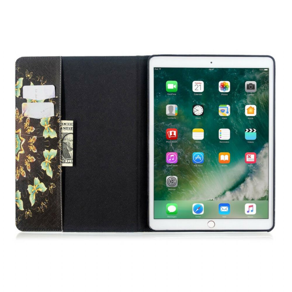 Case voor iPad 10.2" (2020) (2019) / Air 10.5" / Pro 10.5" Mooie Vlinders