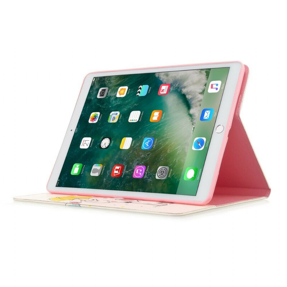 Case voor iPad 10.2" (2020) (2019) / Air 10.5" / Pro 10.5" Olifant In De Regen