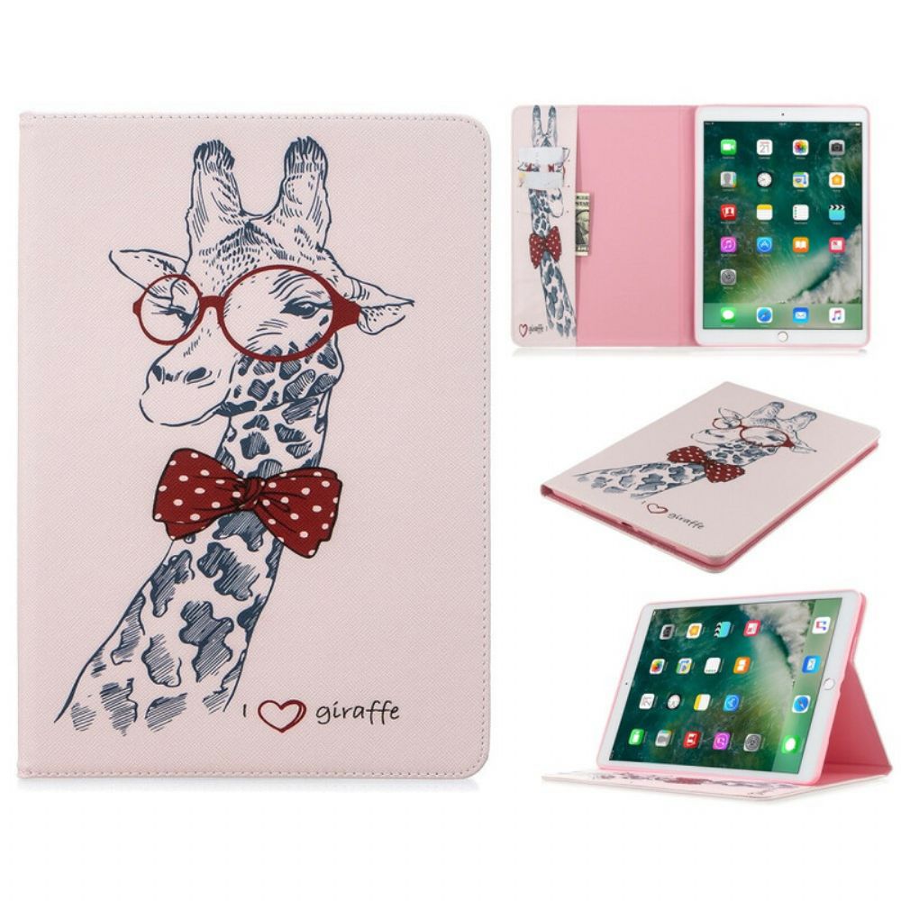 Case voor iPad 10.2" (2020) (2019) / Air 10.5" / Pro 10.5" Slimme Giraf