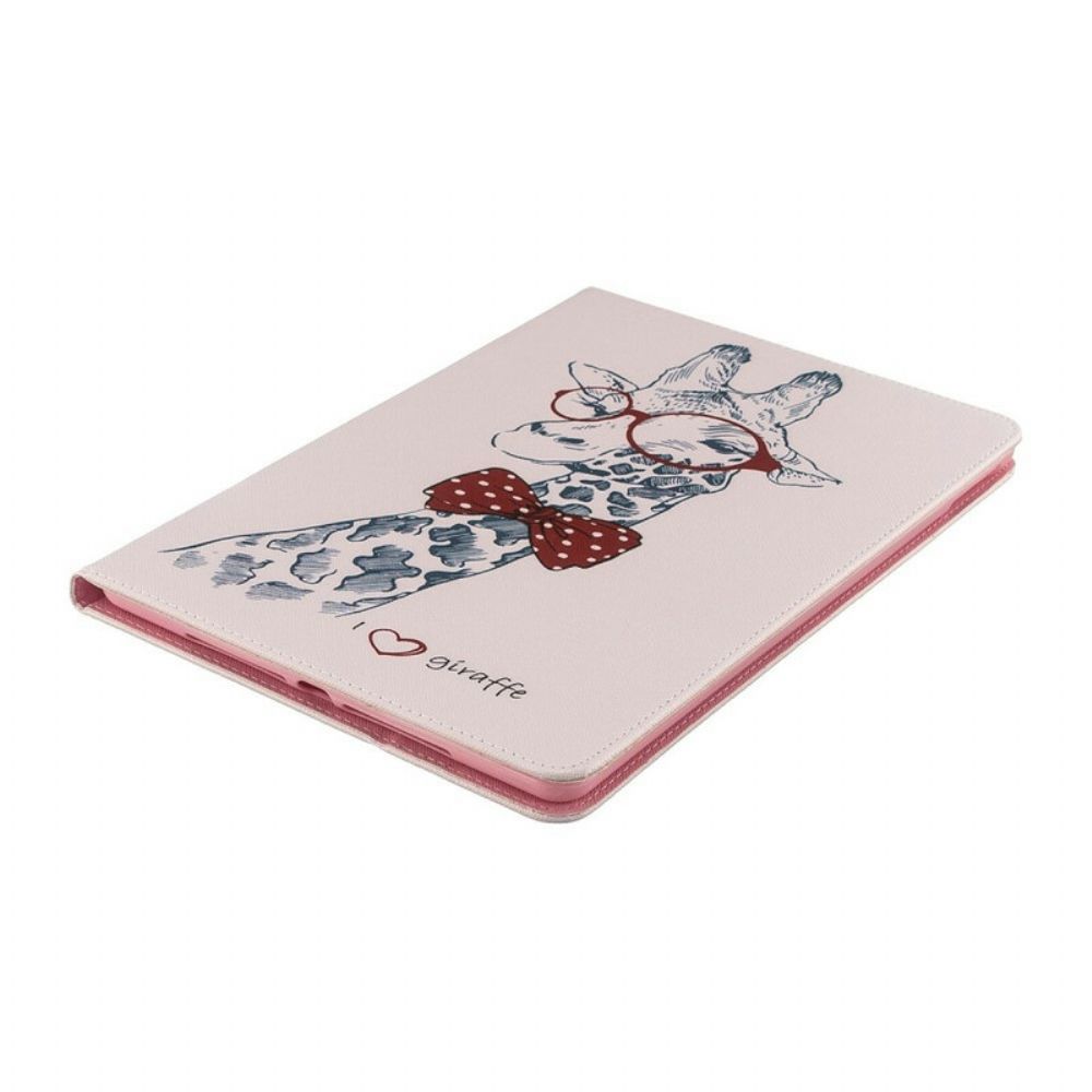 Case voor iPad 10.2" (2020) (2019) / Air 10.5" / Pro 10.5" Slimme Giraf