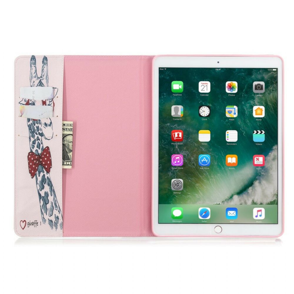 Case voor iPad 10.2" (2020) (2019) / Air 10.5" / Pro 10.5" Slimme Giraf