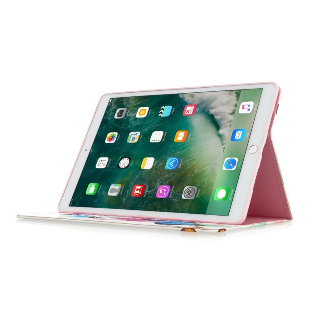 Cover voor iPad 10.2" (2020) (2019) / Air 10.5" / Pro 10.5" Bloemen Schilderen