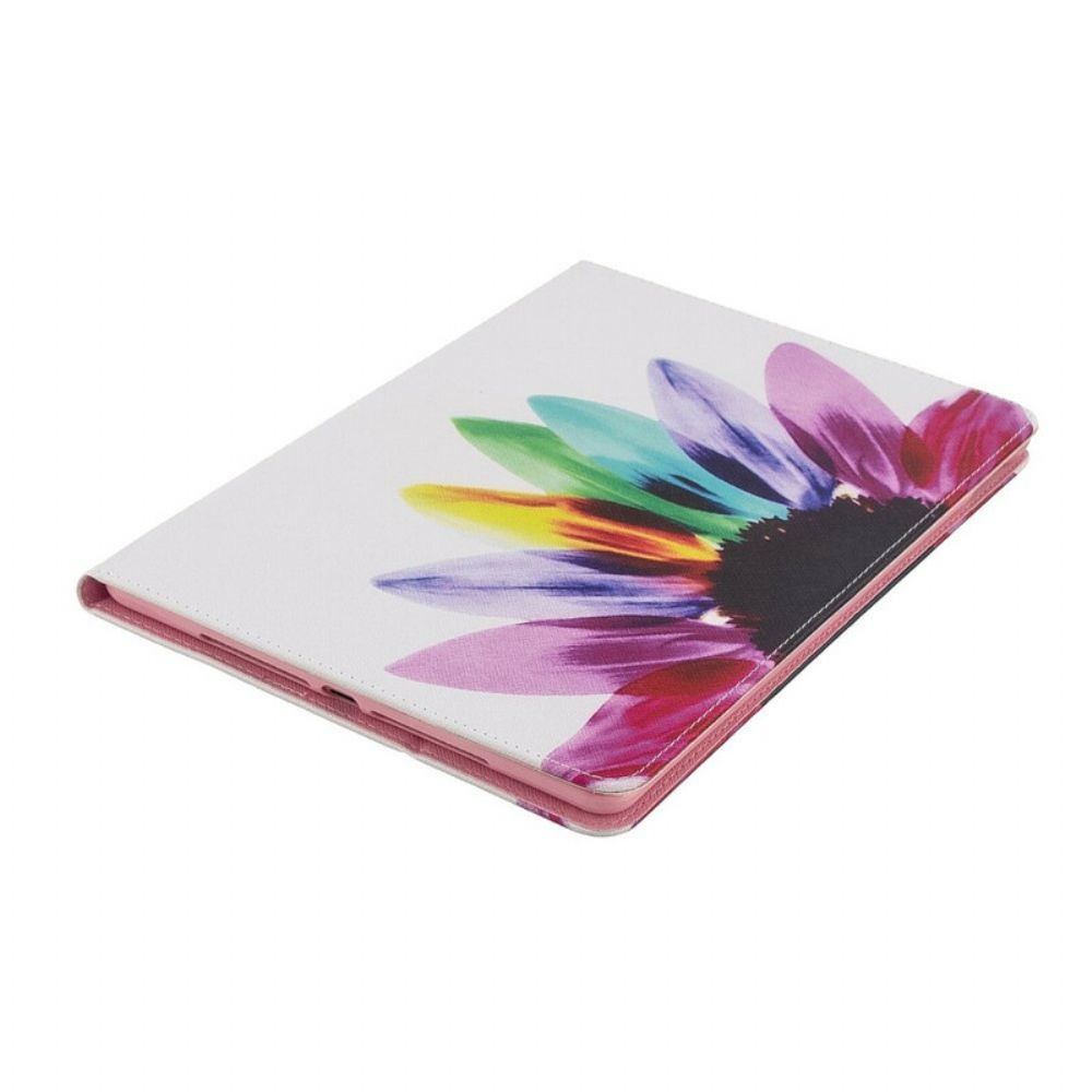 Cover voor iPad 10.2" (2020) (2019) / Air 10.5" / Pro 10.5" Bloemen Schilderen