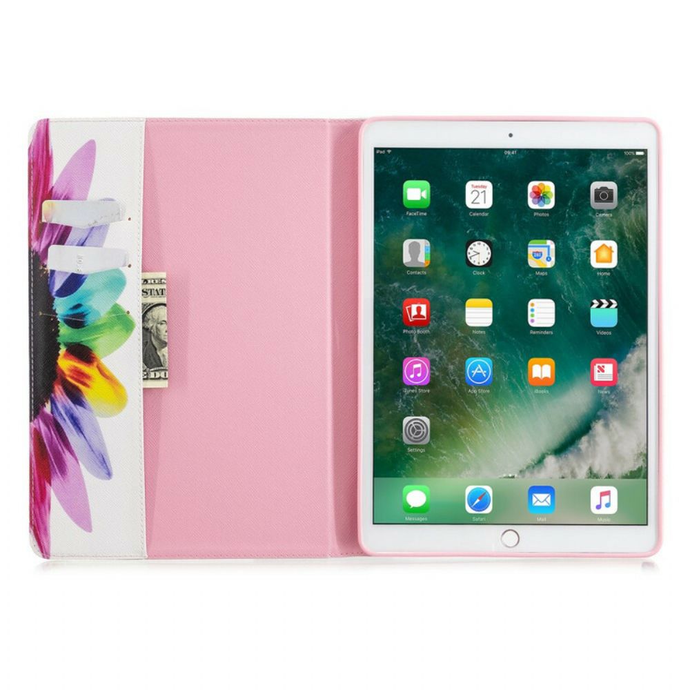 Cover voor iPad 10.2" (2020) (2019) / Air 10.5" / Pro 10.5" Bloemen Schilderen