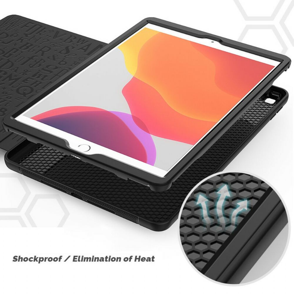 Cover voor iPad 10.2" (2020) (2019) / Air 10.5" / Pro 10.5" Multi-hoeken En Stylushouder