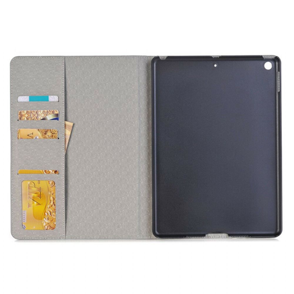 Cover voor iPad 10.2" (2020) (2019) / Air 10.5" / Pro 10.5" Tweekleurig Getextureerd