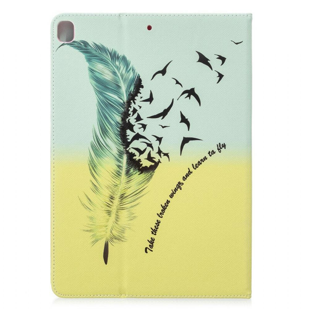 Cover voor iPad 10.2" (2020) (2019) / Air 10.5" / Pro 10.5" Veren