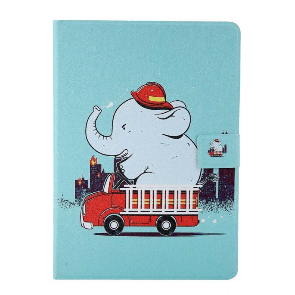 Flip Case voor iPad 10.2" (2020) (2019) / Air 10.5" / Pro 10.5" Olifant